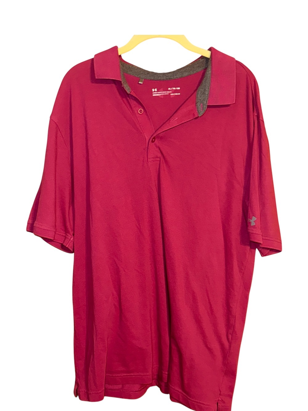 Under Armour Men’s Red Short-Sleeve Performance Polo